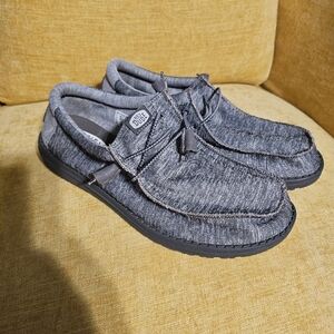 Men's Hey Dude Wally Sport Knit - Charcoal - Size 11